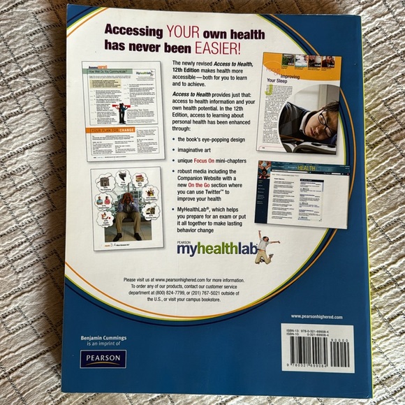 Pearson Access to Health 12th Edition - Picture 2 of 3